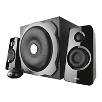TRUST Reproduktory 2.1 Tytan Subwoofer Speaker Set -  black, černá