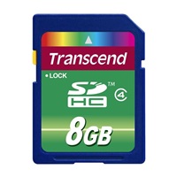 TRANSCEND SDHC karta 8GB Class 4