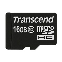 TRANSCEND MicroSDHC karta 16GB Class 10, bez adaptéru