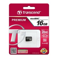TRANSCEND MicroSDHC karta 32GB Class 10, bez adaptéru