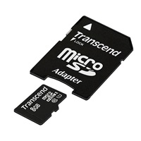 TRANSCEND MicroSDHC karta 8GB Premium, Class 10 UHS-I 300x + adaptér