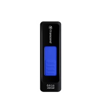 TRANSCEND Flash Disk 64GB JetFlash®760, USB 3.0 (R:80/W:25 MB/s) černá/tmavě modrá