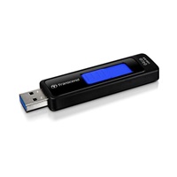 TRANSCEND Flash Disk 64GB JetFlash®760, USB 3.0 (R:80/W:25 MB/s) černá/tmavě modrá