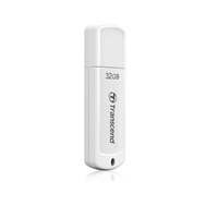 TRANSCEND Flash Disk 32GB JetFlash®370, USB 2.0 (R:16/W:6 MB/s) bílá
