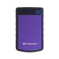 TRANSCEND externí HDD USB 3.1 StoreJet 25H3P, 1TB, Purple (nárazuvzdorný)