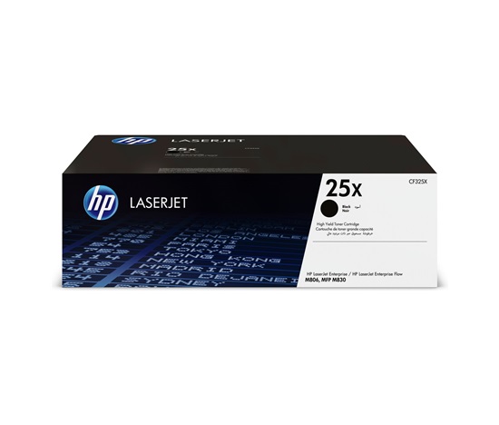 HP 25X Black LJ Toner Cart, CF325X (40,000 pages)