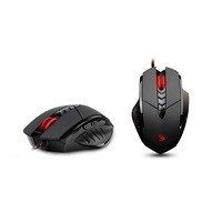 A4tech BLOODY V7 herní myš, až 3200DPI, HoleLess  technologie, 160KB paměť, USB, CORE 2, kovové podložky