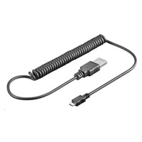 PREMIUMCORD Kabel USB 2.0 A - Micro B propojovací 1m, kroucený (M/M)
