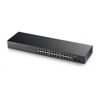 Zyxel GS1900-24 v2 26-port Gigabit Web Smart switch, 24x gigabit RJ45, 2x SFP, fanless