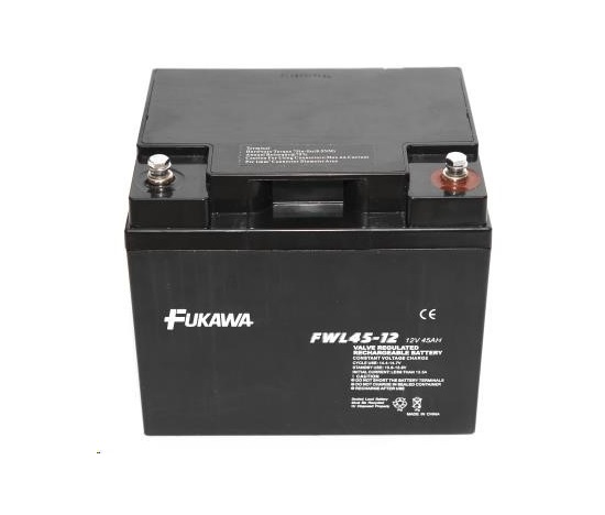 Baterie - FUKAWA FWL 45-12 (12V/45Ah - M6) SLA baterie, životnost 10let