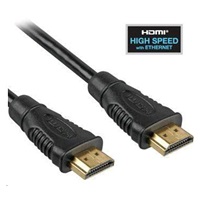 PREMIUMCORD Kabel HDMI 2m High Speed + Ethernet (v1.4), zlacené konektory