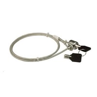 PREMIUMCORD Bezpečnostní zámek na NTB 1,8m Kensington Lock (na klíč, ocelové lanko)