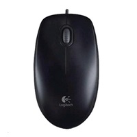 BAZAR - rozbalený produkt - Logitech myš B100 Optical Mouse Black, USB, černá