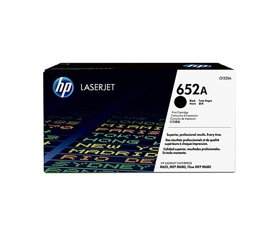 HP 652A Black LJ Toner Cart, CF320A (11,500 pages)