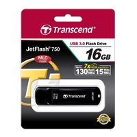 TRANSCEND Flash Disk 16GB JetFlash®750K, USB 3.0, černá