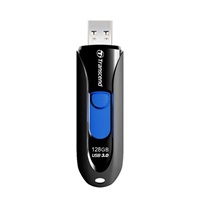 TRANSCEND Flash Disk 128GB JetFlash®790, USB 3.1 (R:90/W:40 MB/s) černá/modrá