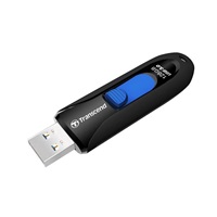 TRANSCEND Flash Disk 128GB JetFlash®790, USB 3.1 (R:90/W:40 MB/s) černá/modrá