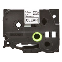 BROTHER TZE161 - kazeta TZ šířky 36mm, laminovaná TZE-161, průsvitná/černé písmo
