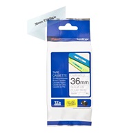 BROTHER TZE161 - kazeta TZ šířky 36mm, laminovaná TZE-161, průsvitná/černé písmo