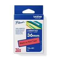 BROTHER TZE461 - kazeta TZ šířky 36mm, laminovaná TZE-461, červená/černé písmo