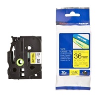 BROTHER TZE661 - kazeta TZ šířky 36mm, laminovaná TZE-661, žlutá/černé písmo