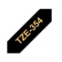 BROTHER TZE354 - kazeta TZ šířky 24mm, laminovaná TZE-354, černá / zlaté písmo - gold