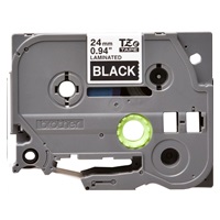 BROTHER TZE355 - kazeta TZ šířky 24mm, laminovaná TZE-355, černá/bílé písmo