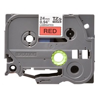 BROTHER TZE451 - kazeta TZ šířky 24mm, laminovaná TZE-451, červená/černé písmo