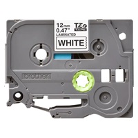 BROTHER TZE231 - kazeta TZ šířky 12mm, laminovaná TZE-231, bílá/černé písmo