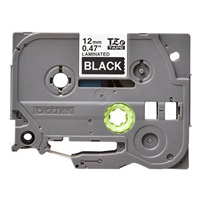 BROTHER TZE335 - kazeta TZ šířky 12mm, laminovaná TZE-335, černá/bílé písmo