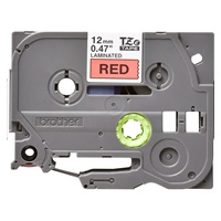 BROTHER TZE431 - kazeta TZ šířky 12mm, laminovaná TZE-431, červená/černé písmo