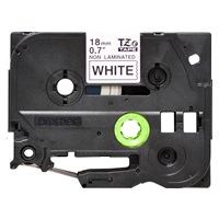 BROTHER TZEN241 - kazeta TZ šířky 18mm, nelaminovaná TZE-N241, bílá/černé písmo