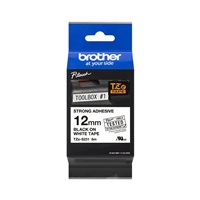 BROTHER TZES231 - kazeta TZ šířky 12mm, extrémně adhesivní lamino TZE-S231, bílá/černé písmo