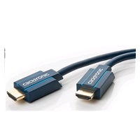 CLICTRONIC Kabel HQ HDMI 3m High Speed + Ethernet (v1.4) 3D, zlacené konektory, dvojité stínění, záruka 10 let