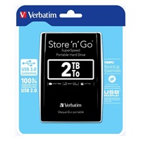 <p>VERBATIM HDD 2.5" 2TB Store ‘n‘ Go USB 3.0, Black</p>