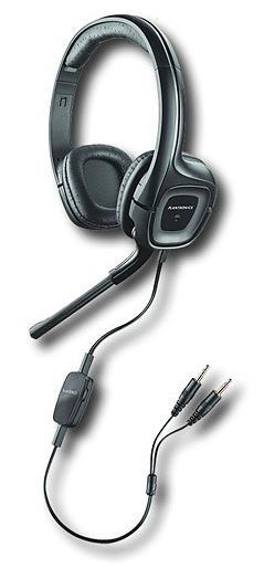 PLANTRONICS sluchátka s mikrofonem Audio 355 pro PC, 3,5 mm jack, černá