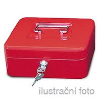 Přenosná pokladna WEDO 250, červená