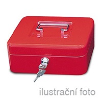 Přenosná pokladna WEDO 300, červená