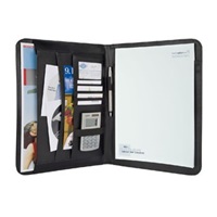 Spisovka WEDO kombinace kůže/tkanina