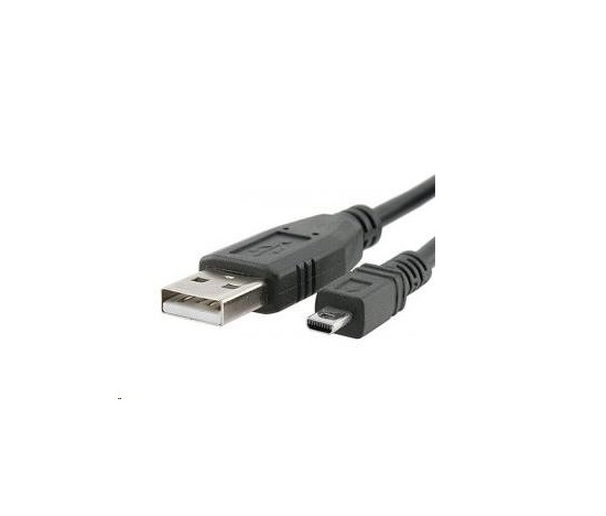PREMIUMCORD Kabel USB 2.0 A-B mini, 8pinů, 2m Sanyo, Panasonic LUMIX