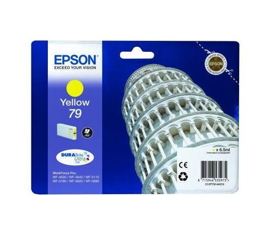 EPSON Ink bar WorkForce-5xxx Series Ink Cartridge 79 Yellow - 6,5ml, BAR 800 stran