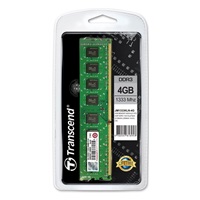TRANSCEND DIMM DDR3 4GB 1333MHz 256Mx8 CL9 TSRam™ Retail
