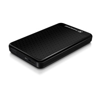TRANSCEND externí HDD 2,5" USB 3.0 StoreJet 25A3, 2TB, Black (nárazuvzdorný, 256-bit AES)