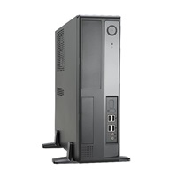 IN WIN skříň BL641,SFF, 300W 80+ Bronze EUP / 4 x USB/ HD audio/ Partition Plate/ Dust Filter, Black