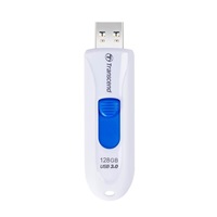 TRANSCEND Flash Disk 128GB JetFlash®790, USB 3.1 (R:90/W:40 MB/s) bílá/modrá