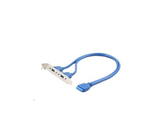 GEMBIRD Přídavné porty pro MB, záslepka 2x USB3.0 (bracket)