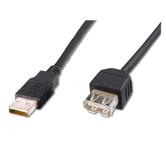 PREMIUMCORD Kabel USB 2.0 A-A 20 cm, prodlužovací (M/F)