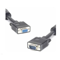 PREMIUMCORD Kabel VGA prodlužovací 5m (HD15M/F, dvojité stínění, feritová jádra)