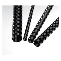 Plastové hřbety 25 černé