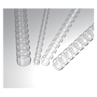 Plastové hřbety 25 čiré